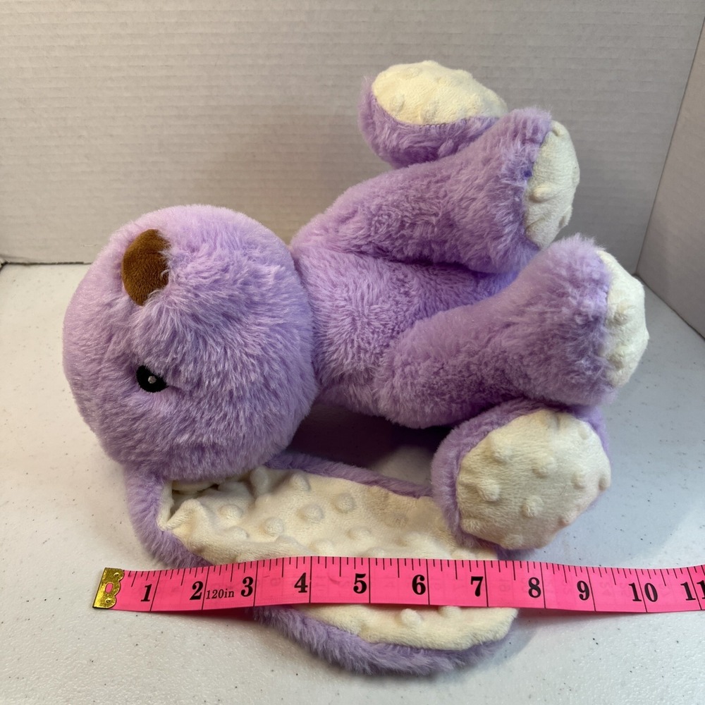 Spark Create Imagine Bunny Rabbit‎ 10"Purple Stuffed Rattle Crinkle Easter - Picture 9 of 9